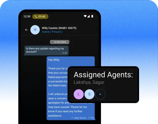 Phloz customer engagement dashboard